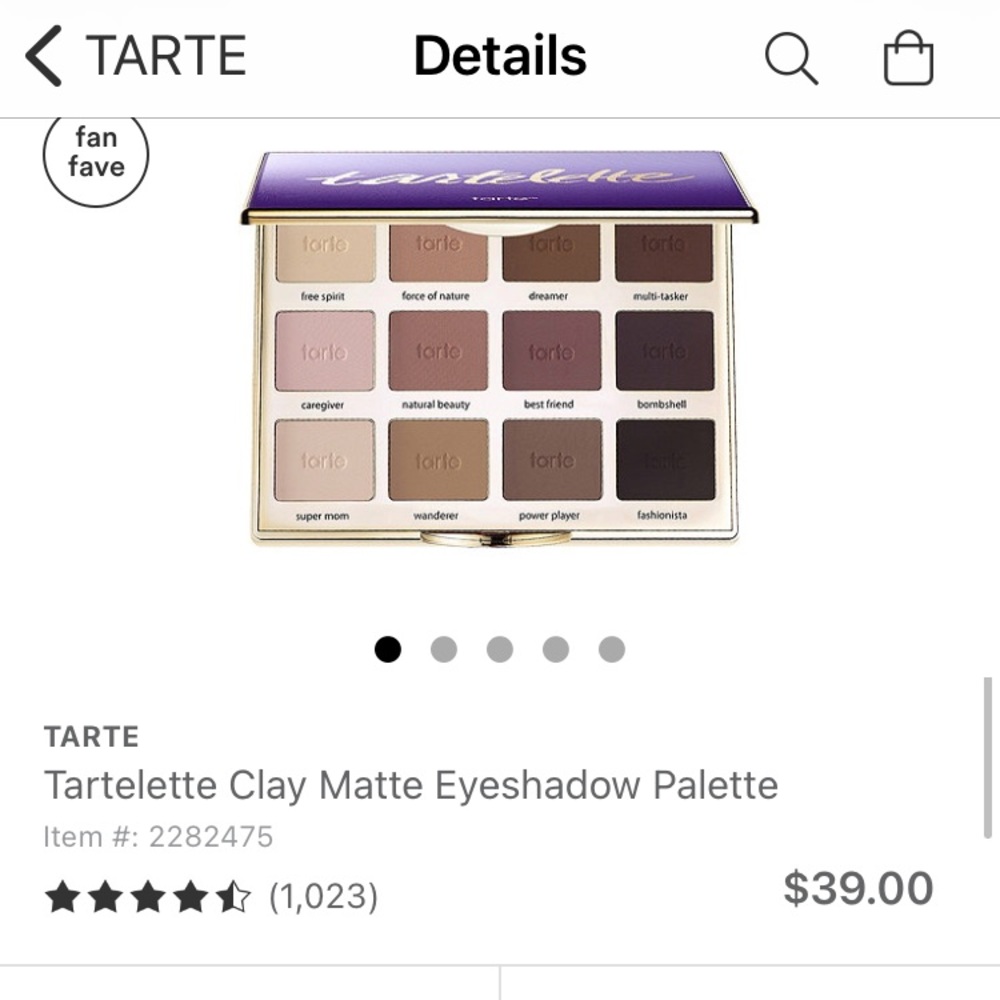 TARTE- Tartlette Clay Matte Eyeshadow Palette